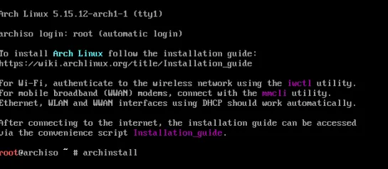 archinstall