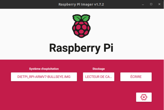 Logiciel RPI-Imager